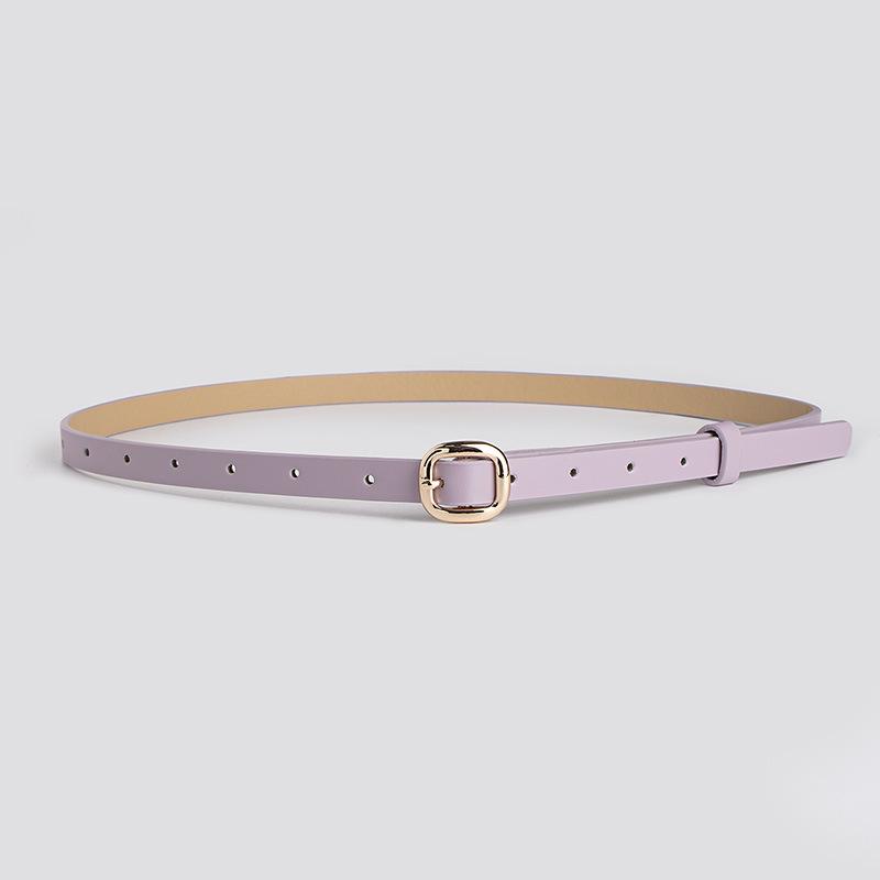 New Women's Japanese Buckle Skirt with Clothing Belt Exquisite Commuter Women's Thin Belt Sweet