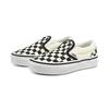 Vans CLASSIC SLIP on Canvas Breathable Low top Kids' Skateboarding Shoes Black White Checkerboard VN000ZBUEO1