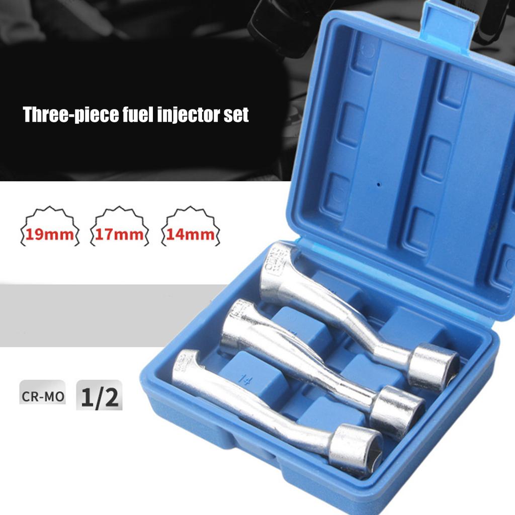 Professional L Shaped Socket Wrench Hex Key Tool For Diesel Fuel Injector Lines And Oxygen Sensor Maintenance