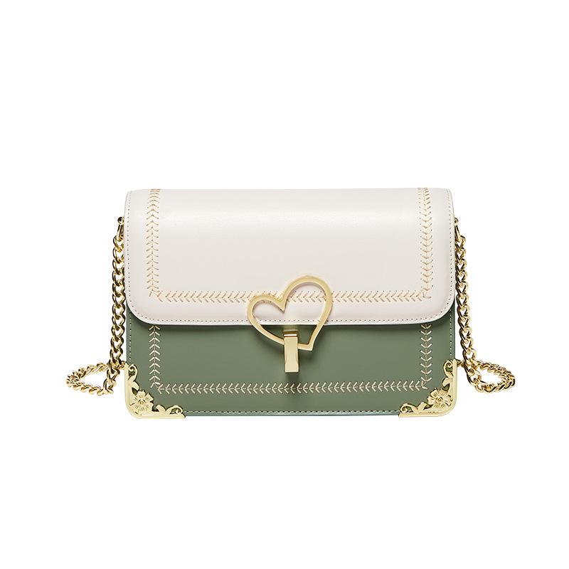 Mrs. Qiao's Popular Bag 2025 New High-end Qixi Festival Gift Crossbody Bag Women's Genuine Leather Chain Small Square Bag