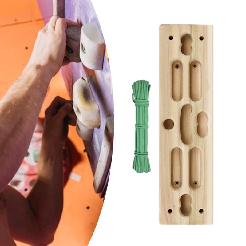 Klettern & Bouldern Trainingsboard Hangs Board Holz Kletter-Fingerboard zum Trainieren von Fingergriff und Klimmzügen