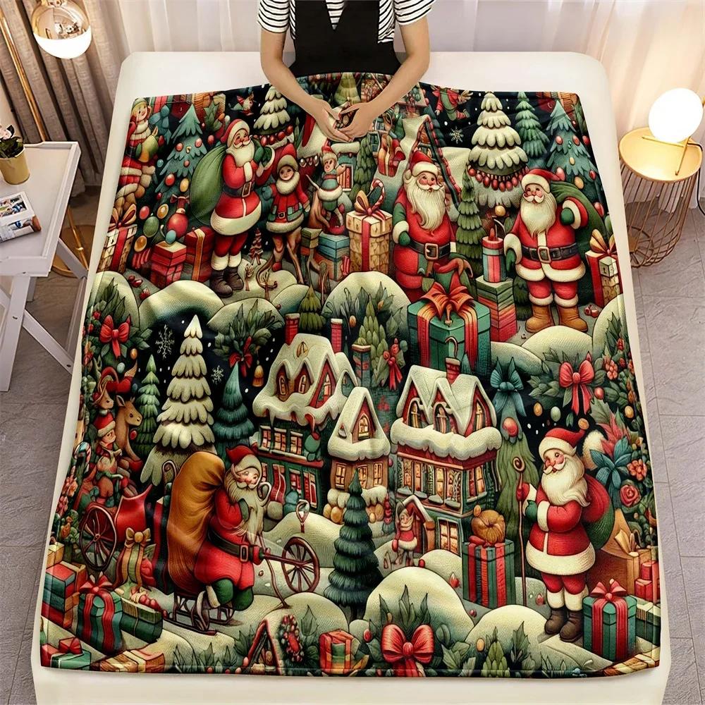 Vibrant Carnival Theme Soft Microfiber Throw Blanket – Cozy for Bed, Sofa, Camping, Picnic & Winter Warmth Decor