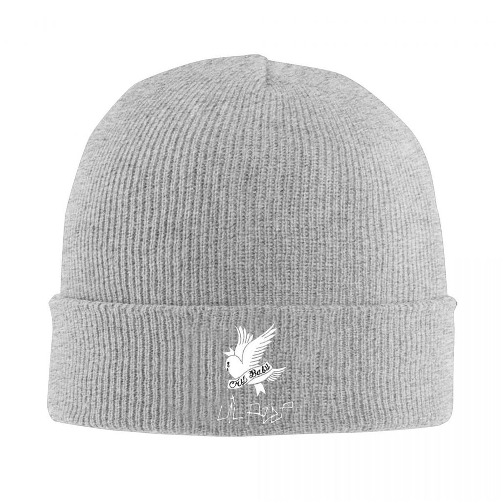 Logo Lil Peep Warm Knitted Cap Winter Knit Bonnet Hat Skullies Beanies Hip Hop Caps for Unisex