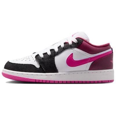 Air 1 Low SE GS Off Noir White Desert Pink Dětské tenisky IO2067-001