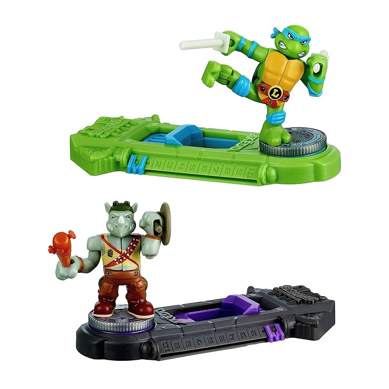 Legends Of Akedo Teenage Mutant Ninja Turtles mini battle warriors versus pack leonardo versus rock steady