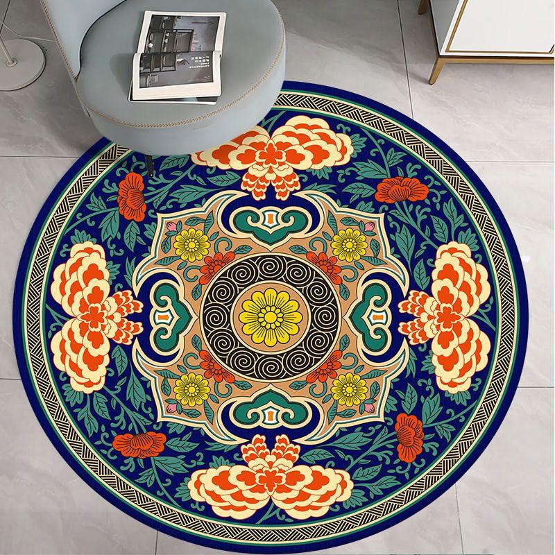 Round Carpet for Living Room Bed Room Floor Carpets Home Decor 3D Printed Rugs Anti-slip Mat