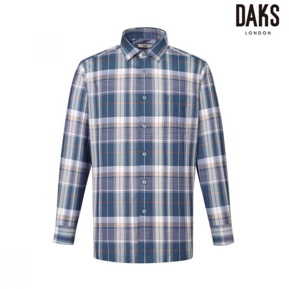 

DakS Men S Linen Blend Medium Check caSual Shirt Regular Fit dmS3Shcl130e1 painted/95