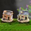 Resin Miniature House Set With Cartoon Architecture For Home Decor And Gift Ideas