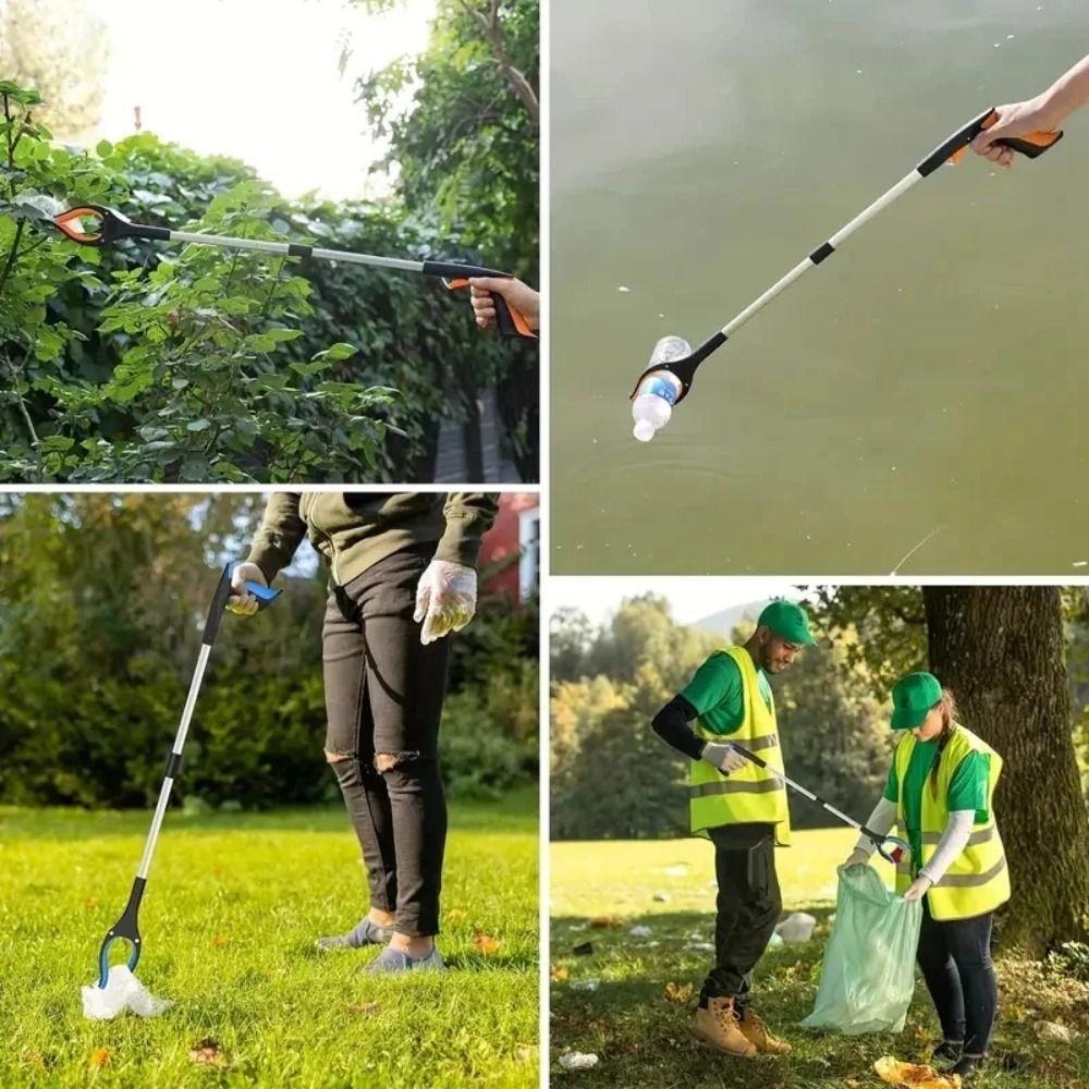 Lightweight Foldable Litter Picker Collapsible Trash Reacher Picker Portable Garbage Grabber Home