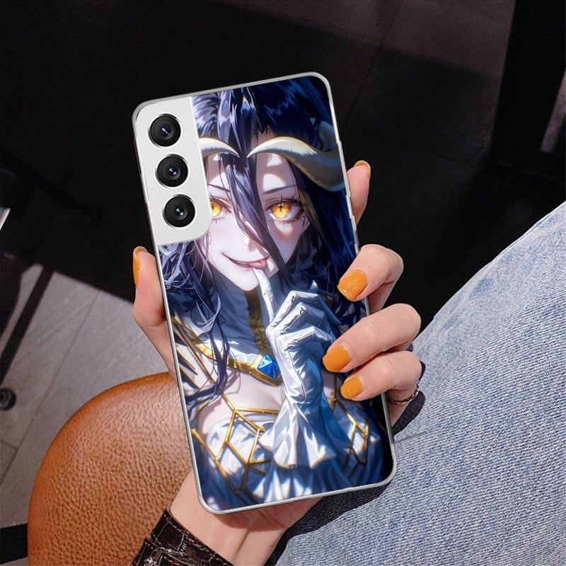

Albedo Overlord Anime Phnoe Case for Samsung Galaxy S26 S25 Edge S23 S24 Ultra S22 Plus S21 S20 FE Unique Cover Soft Coque Galax Samsung S26 Plus