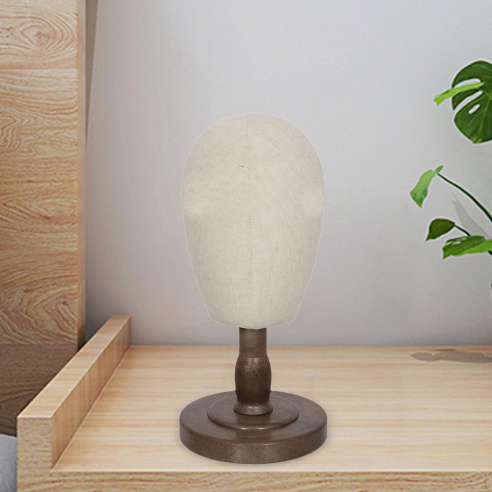 

Шляпа дисплей голова манекен модель держатель парика портативный с основанием, многоцелевой для Хэллоуина 15cmx44cm