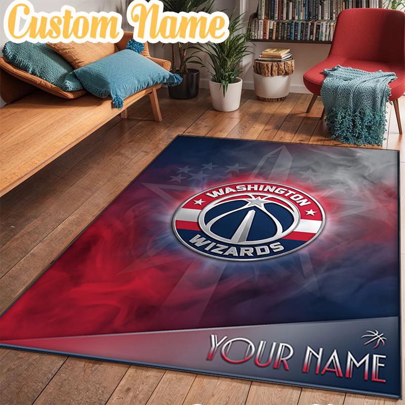Custom Name Washington basketball Logo Rug Office Rug Chair Mat Non Slip Carpet Rugs for Bedrooms Dining Room Living Room Home Decor gifts