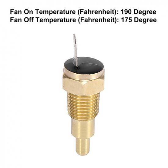 Universal Pack(1) Cooling Fan Temperature Thermostat Sensor Switch 190 Degree On