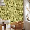 Yellow Leather Wallpaper Yellow and Olive for Living Room and Bedroom 50x1000