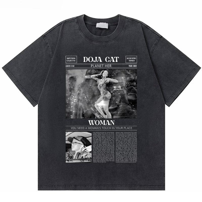 

Rare Washed Vintage Doja Cat Keep It Juicy Graphic Tshirts Men Women Fashion Hip Hop Oversized Tshirt Mens Aesthetic T Shirts S