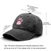 DOG MOM" Paw Print Snapback Baseball Cap, Mother's Day Flat Cap Cozy Breathable Retro Adjustable Strap Adjustable Sun Hat