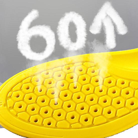 1 Pair Comfort Insoles with Arch Support Shock-Absorbing Breathable Shoe Inserts for Men Women Non-Slip Anti-Odor Cushioned Footbed for Sports Work