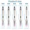 5Pcs Painting Wall Brushing Interior Concealed Edge Trimming Color Separation Paint Brush Edger Tool Handheld Round Paint Brush