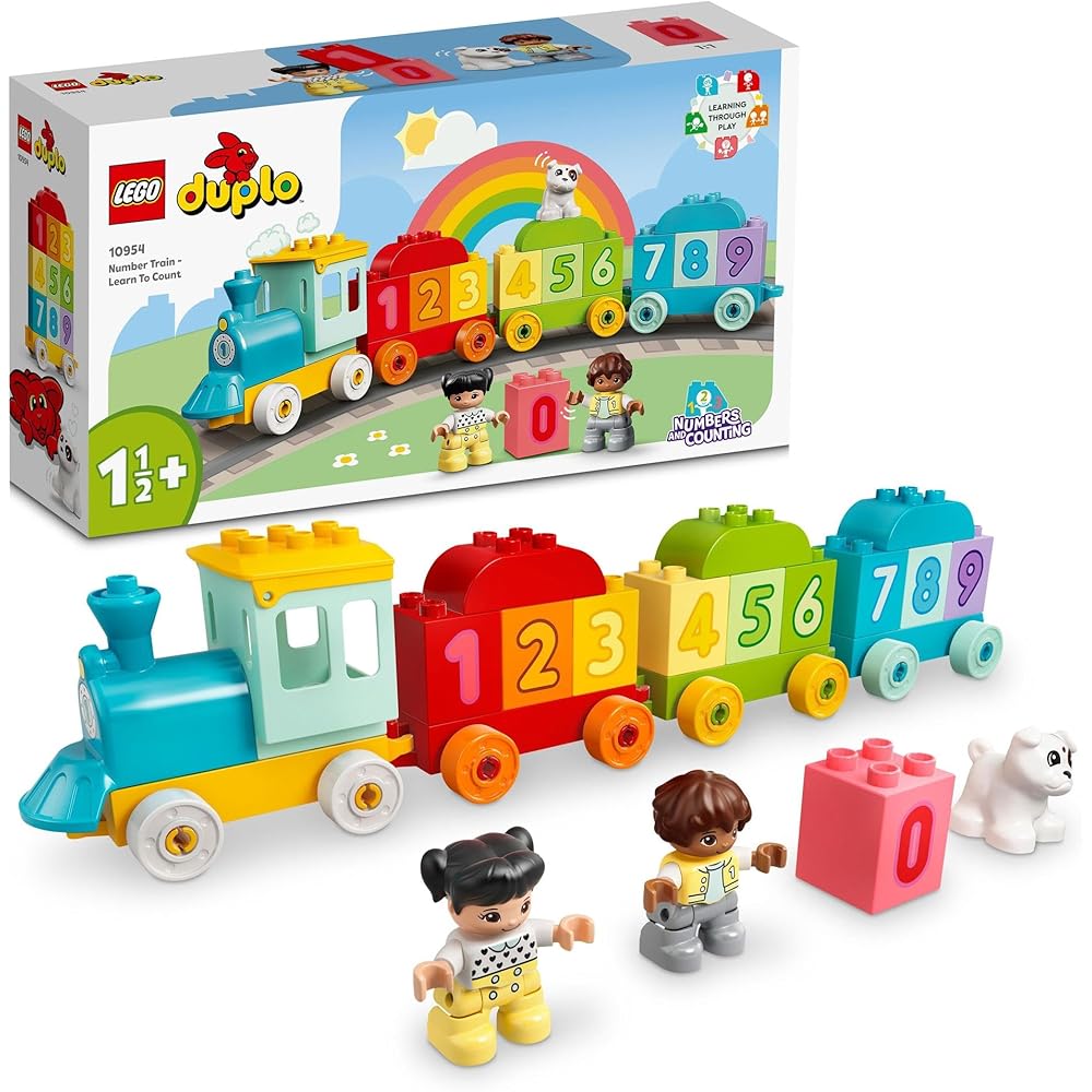 

LEGO DUPLO Number Train Toy for Kids 1.5-3 Years Educational Building Blocks 10954