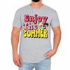 Enjoy The Summer Mens T-Shirt Tropical Vibes Holiday Beach Life Gift For Him