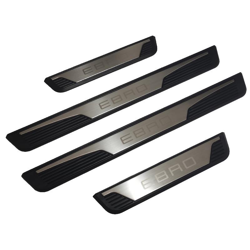 Für EBRO S700 2025 2026 Zubehör Autoteile Einstiegsleisten Styling-Aufkleber Autotürschwellen-Schutz Schmutzfängerleiste Zierleiste