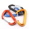 8D Outdoor Use Active Aluminium Alloy Buckle Keychain Button Carabiner Camping Hiking Hooks Clips