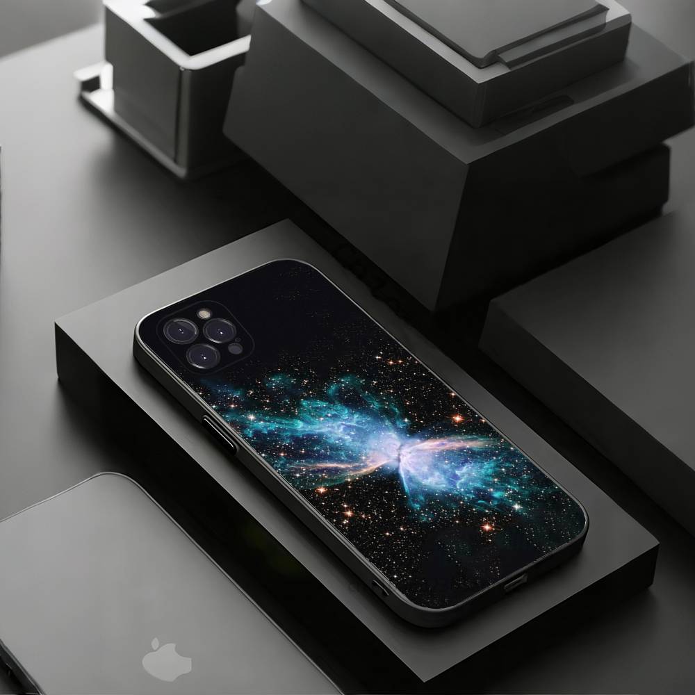 Erdsterne Weltraum Handyhülle Für iPhone 17 16 15 14 13 12 11 Pro Xs Max Mini Plus Rutschfest Stoßfest Hart