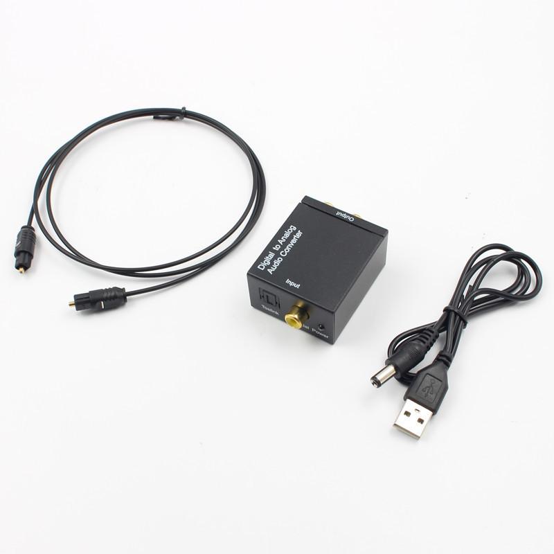 Optical To Analog Audio Converter: Digital Optical/Coaxial To 3.5mm