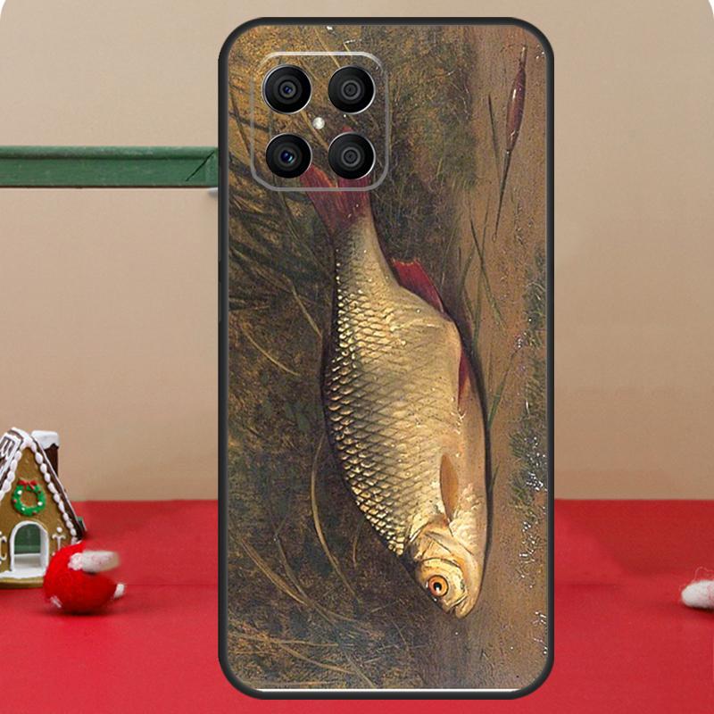 Karpfen Fisch Hülle Für Honor Magic 8 5 6 7 Lite Honor 400 Pro 200 70 90 X8c X8b X9a X9b X9c X9d Win Abdeckung