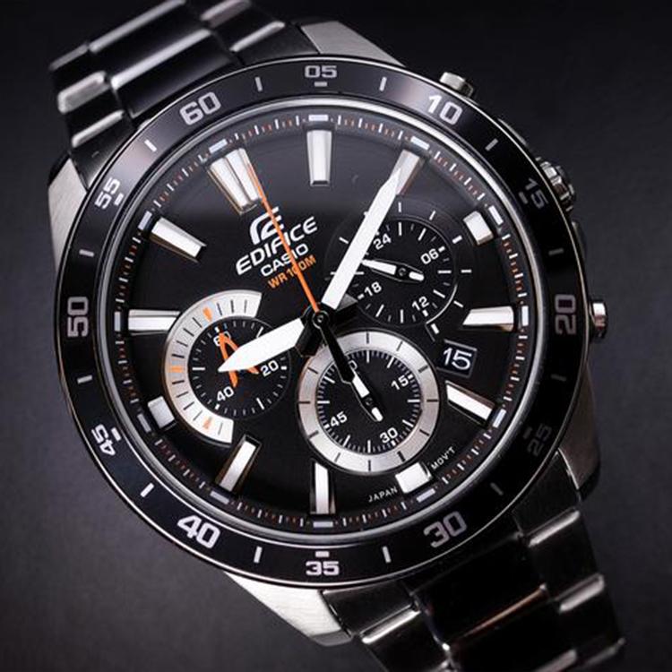 Casio Men EDIFICE Black Watch EFV-570D-1AVUEF