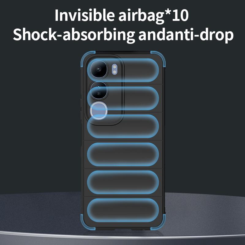 Weiches Hautgefühl Flexibles Silikon Case für Vivo Y19S 4G Y03 Y18 Y18e Y28 Y28S 5G Schutzhülle Stoßfest Fundas Coque