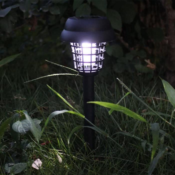 Solar Mosquito Killer Lamp LED Lamp White-Violet Light Lighting and Mosquito Killer Solar Lamp [449]