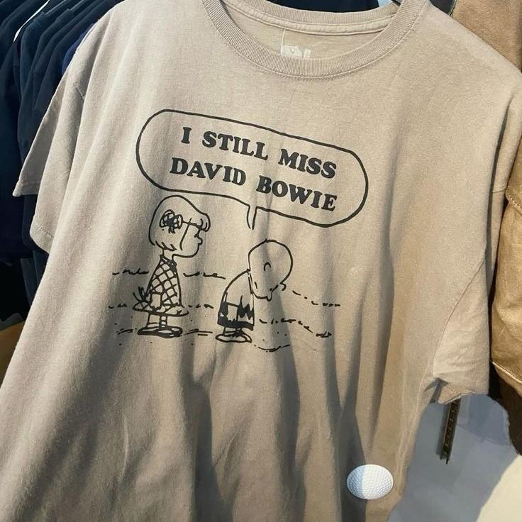 

I Still Miss David Bowie Unisex Short Sleeve TShirt S5XL Unisex T-Shirt XL