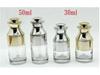 30ml/50ml Glas-Serumflasche mit Tropfer und Schulterhülse für ätherische Öle