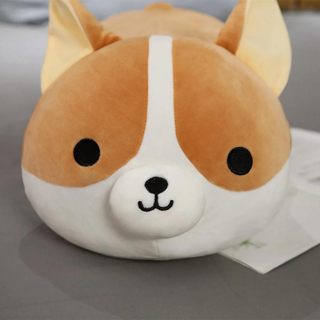 40CM Lovely Cat & Japanese Shiba Inu Dog Plush Pillow Large Stuffed Animal Dolls Great Sleeping CUshion Throw Pillow