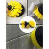 3Pcs/Set Electric Scrubber Brush Drill Brush Kit Plastic Round Cleaning Brush For Carpet Glass Car Tires Nylon Brushes