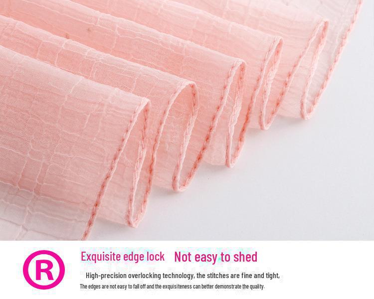 Eșarfă de mătase imitație model crocodil: Șal de plajă și prosop de protecție solară în stil coreean pentru femei