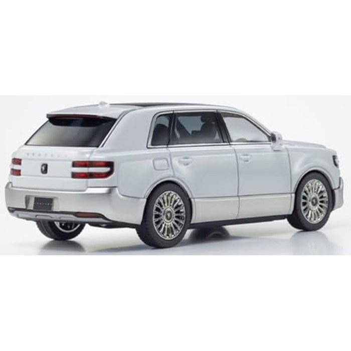 Kyosho Toyota Century 1/43 (Hakku - White Crane) (White/Silver) KS03926WS