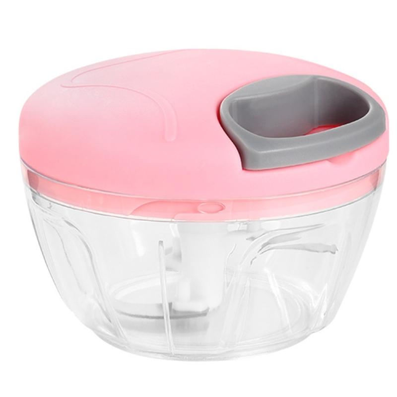 

Efficiently Garlic with 3 Cutting Option Practical Manual Vegetable Crusher Garlic Smasher Tool for Busy Cook рожевий