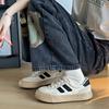 2025 Spring and Autumn New Retro Moral Training Shoes Women's Platform Casual Versatile Board Shoes Niche Design Breathable Canvas Shoes