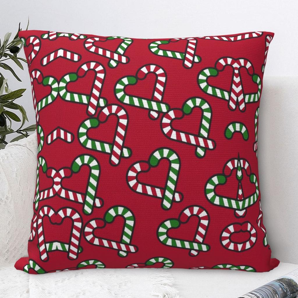 Pillow Cover Plaid & Holiday Christmas Custom DIY Cushion Cover Cute Funny Pillow Case For Sofa Bedroom Home Decor Pillowcases