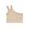 Children's Sweet Vest Summer Girls Oblique Shoulder Irregular Halter Top