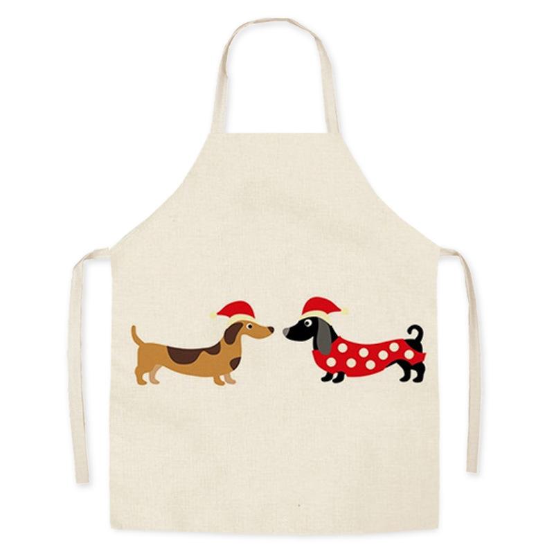 Dog flower pattern For home and kitchen Apron for children House cleaning kids apron alpaca barista goods for home kitchen apron