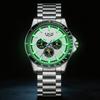 LIGE Business Men Watches Luminous Calendar Watch Mens Top Brand Luxury Moon phase Waterproof Quartz Stainless Man Wristwatches
