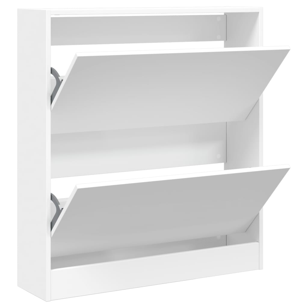 Faltbares Europäisches Freistehendes Schuhregal Für Den Eingangsbereich, Schuhschrank Für Drinnen, 80x21x87,5 Cm