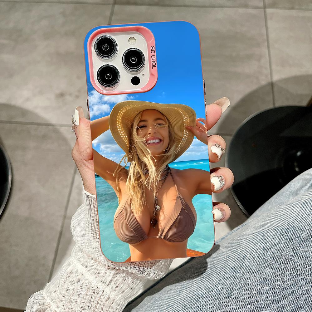 Hannah Palmer Pink Translucent Mobile Phone Case for iPhone 17 16 15 14 13 12 11 X XR XS 8 7 Air Pro Max Plus Colorful Cover