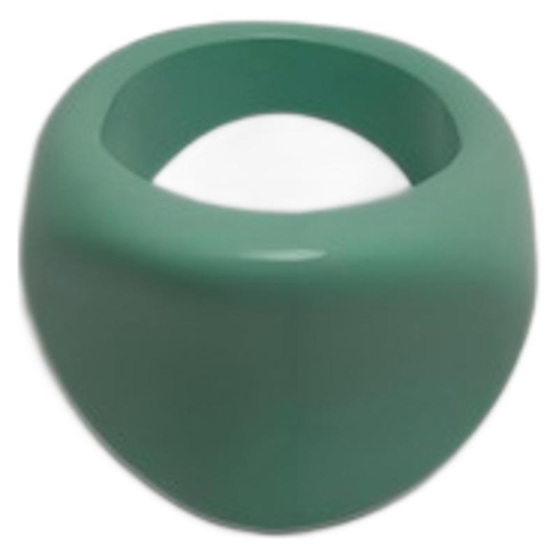 1 Stück Süßigkeitenfarbe Acrylharz Ring Einfach Mode Geometrisch Rund Fingerringe Damen Stapelringe