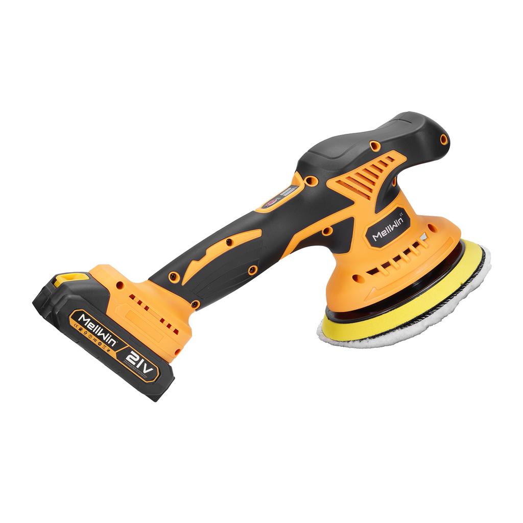 150mm Sladdlös Elektrisk Bilpolermaskin 8 Justerbar Elektrisk Vaxning Slipning Försegling Glaseringsverktyg För Makita 18V Batteristift