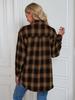 Autumn/Winter 2025 Women's Plaid Boyfriend-Style Loose Shirt