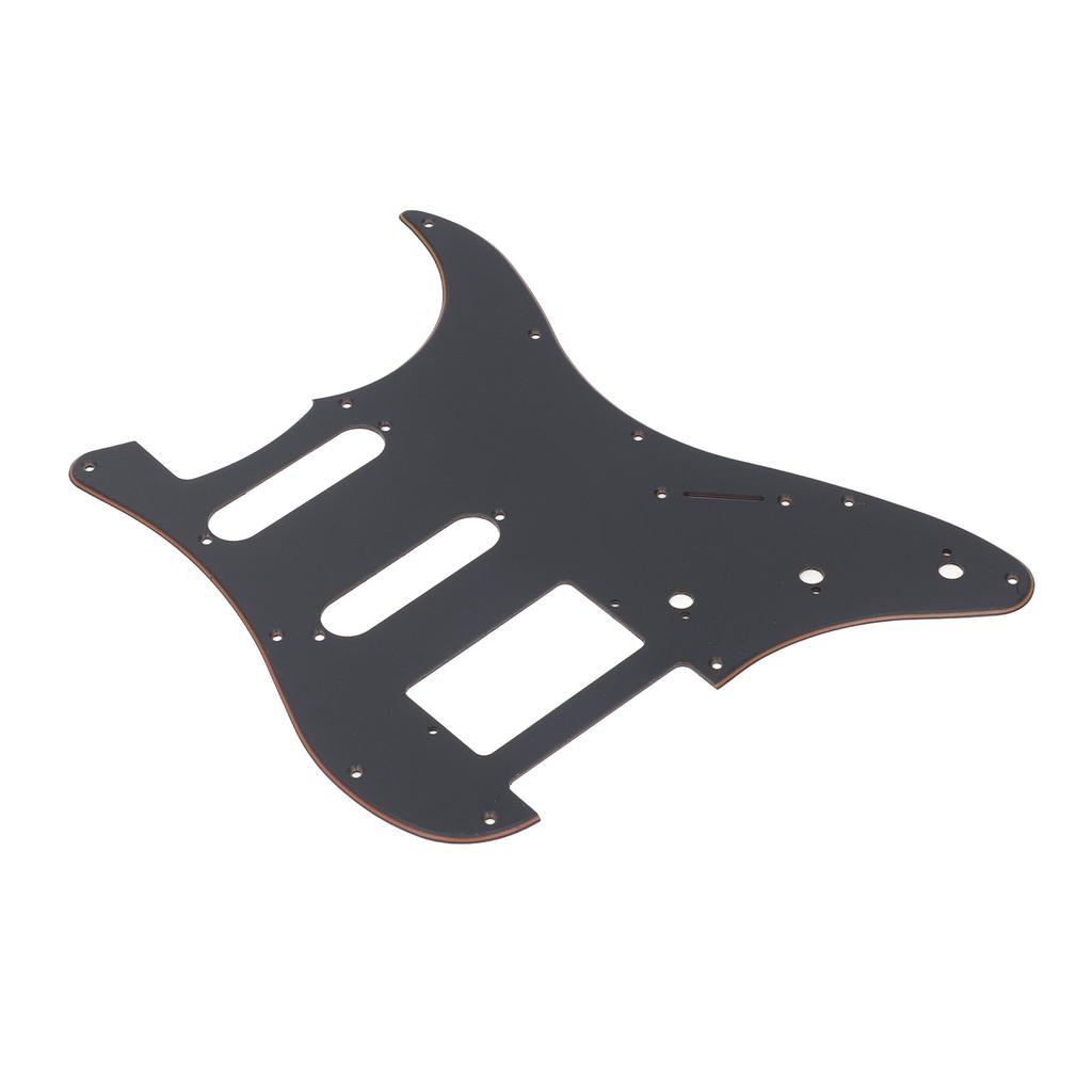 Plastic Guitar Pickguard 11 Mounting Holes 3 Layer HSS Scratch Guard Plate Replacement for ST Electr